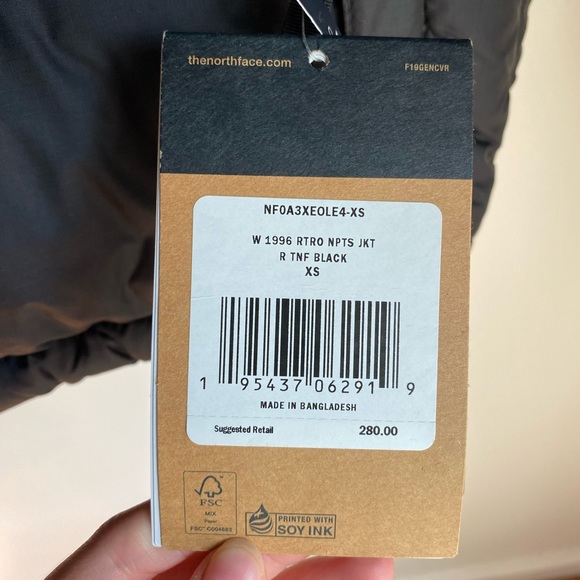 NEW with Tags North Face Women’s 1996 Retro Nuptse Jacket ( Size XS ) - Picture 10 of 11